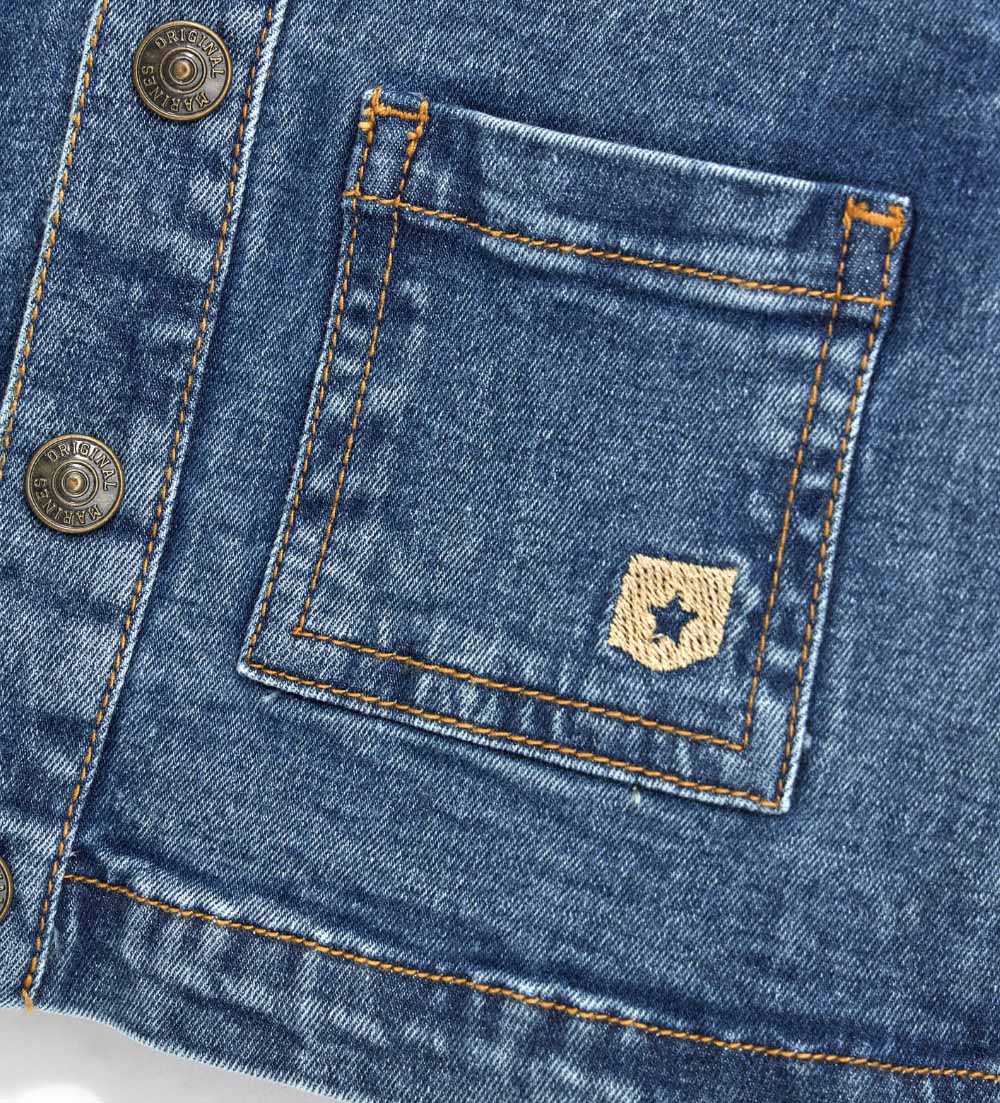 Куртка джинсовая ORIGINAL MARINES DFP0203NM_DENIMBLUMEDIUM - фото 5