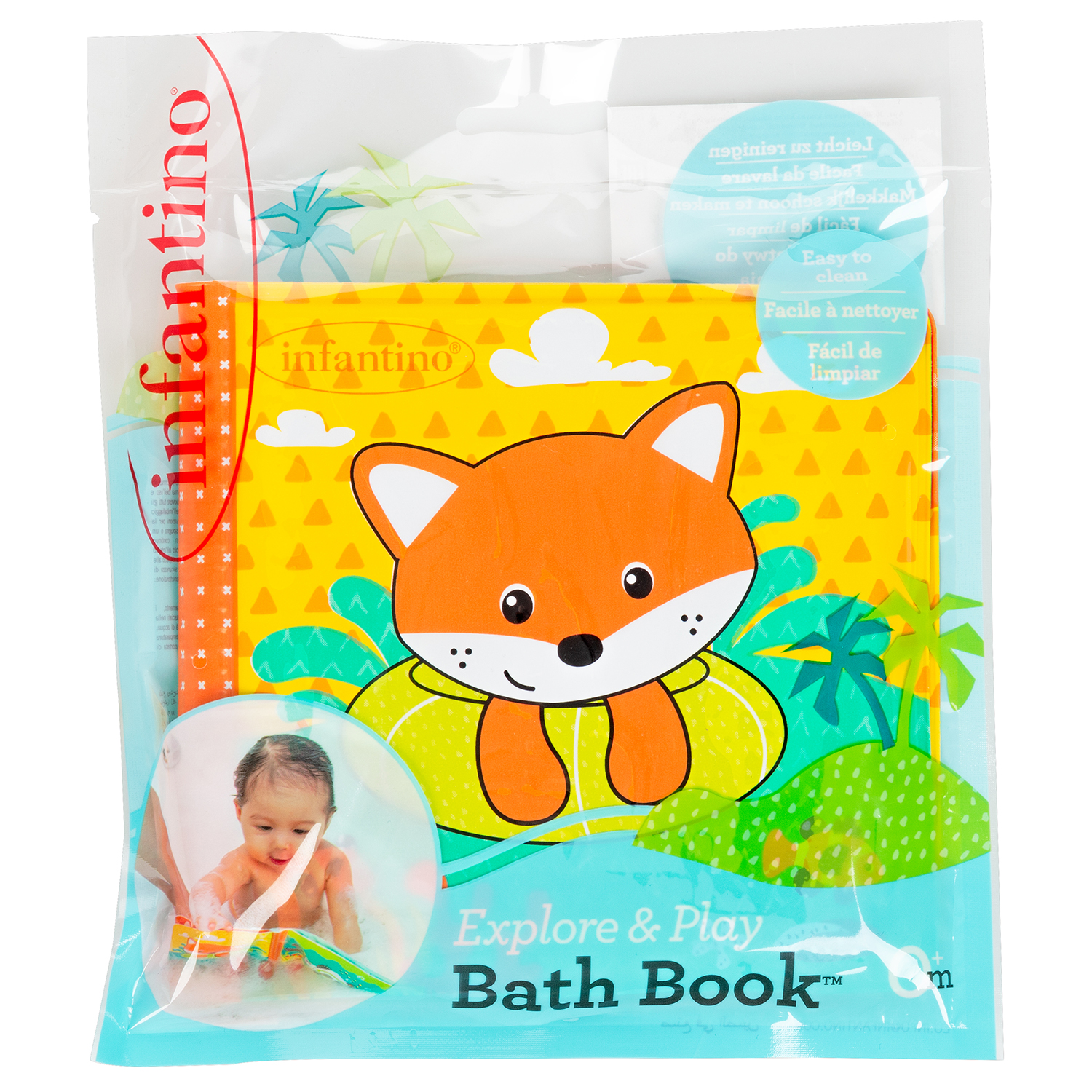 Игрушка INFANTINO книжка Мягкая для купания - фото 8