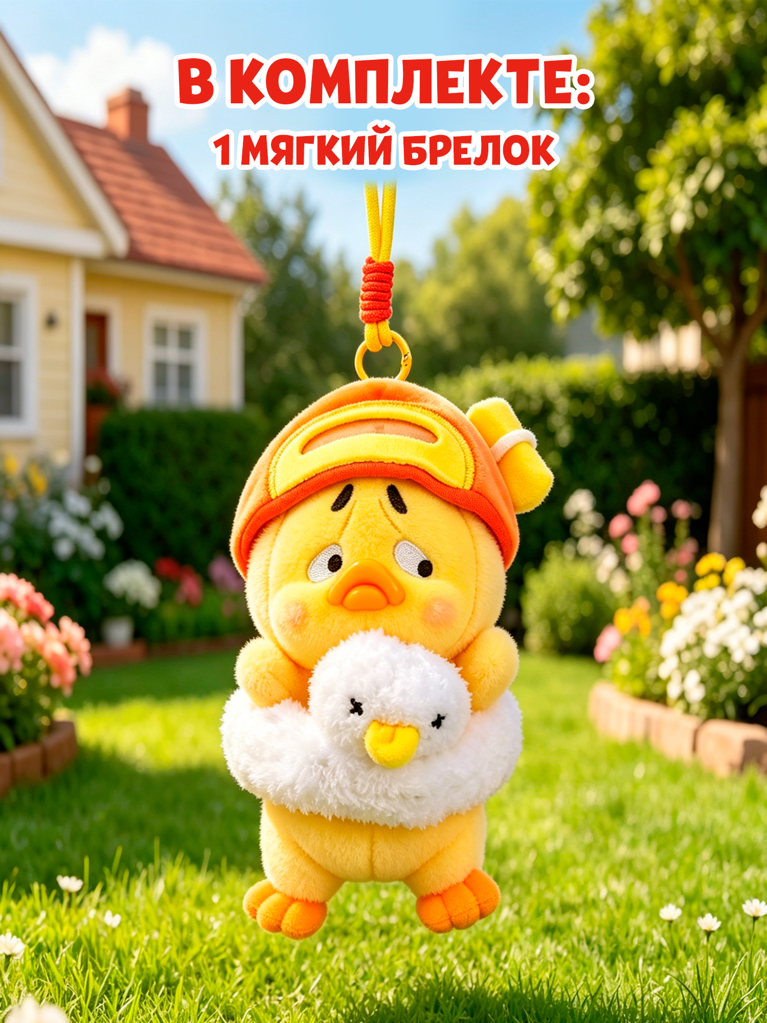 Брелок Upset Duck Act Cute Duck - фото 6