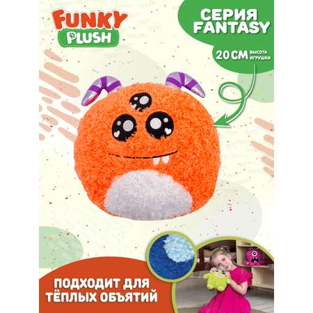 Игрушка мягкая Funky Toys монстрики оранжевый персонаж FT5908-7-МП
