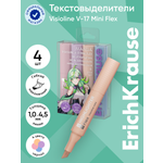 Текстовыделители ErichKrause 4 шт.