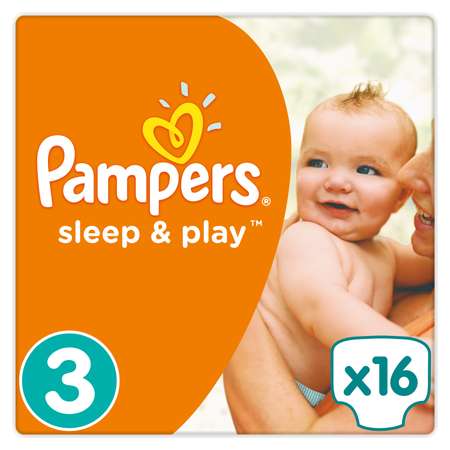 Подгузники Pampers Sleep and Play 3 (4-9 кг) 16 шт.