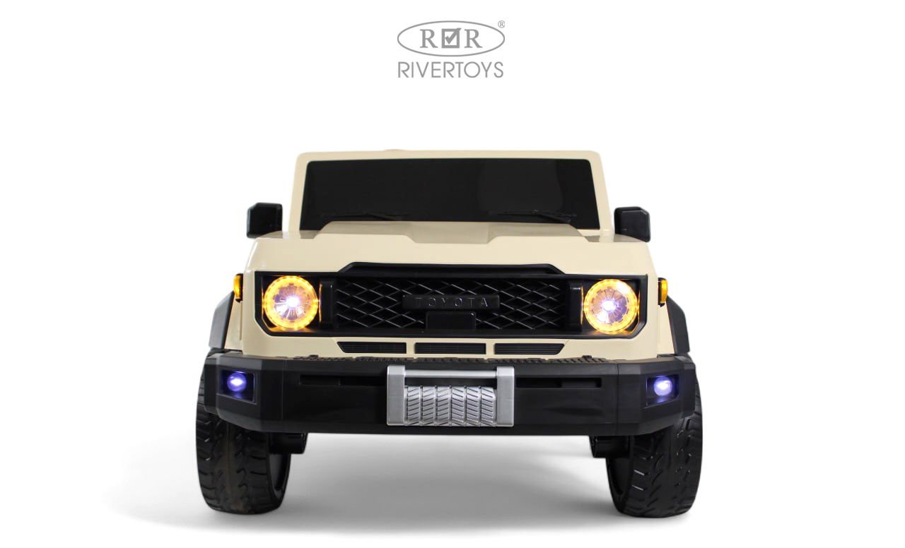 Электромобиль RIVERTOYS E555KX-PICKUP-KHAKI С пультом ДУ - фото 16