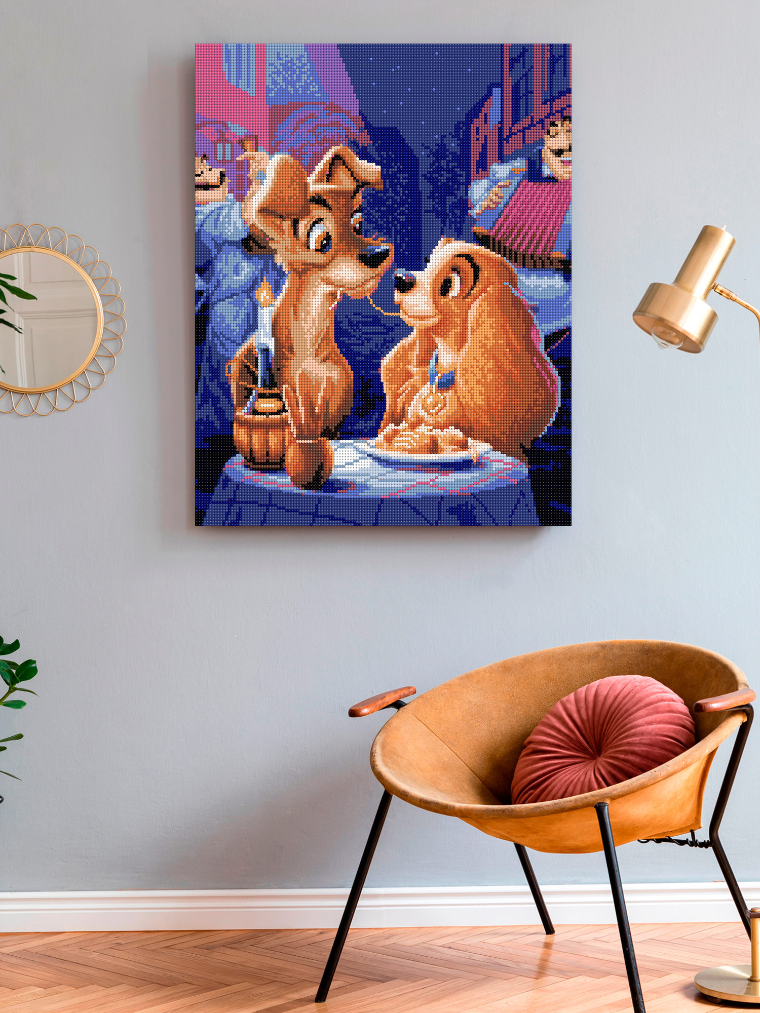 Алмазная мозаика Art on Canvas Леди и Бродяга - фото 3
