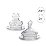 Соска Suavinex Anti-Colic силикон (медленный поток) 2 шт.