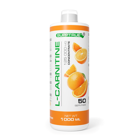 L-карнитин 1000 мл SUPPTRUE orange 125 000 mg concentrate