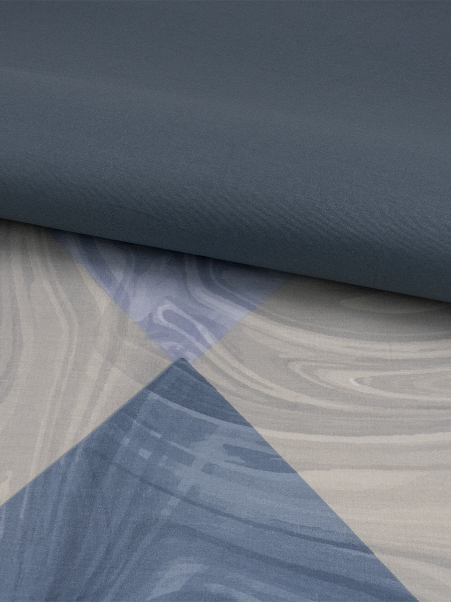 Комплект постельного белья для SNOFF Мави сатин евро 4 предм. - фото 6