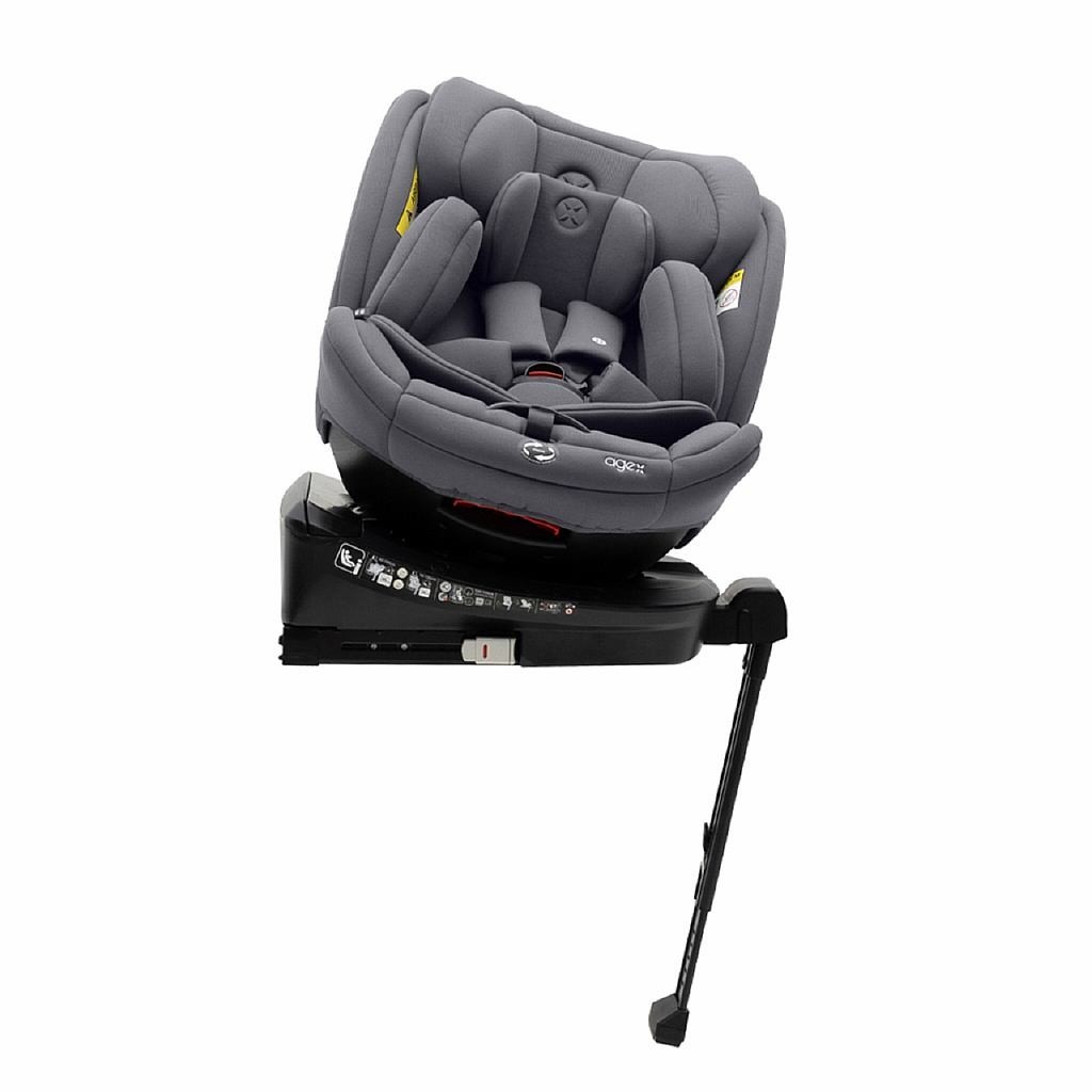Автокресло agex Comfort i-Fix Isofix 0+/1/2/3 (0-36 кг) серый - фото 3