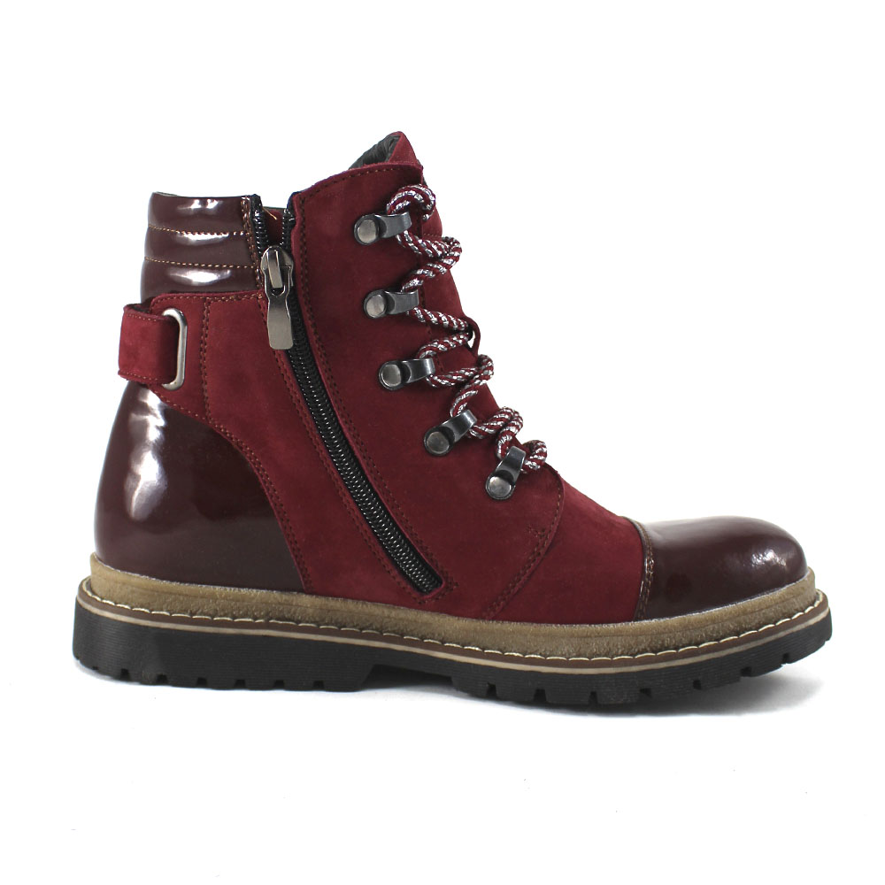 Ботинки BEST.A 270/22-СВ BEST.A Ботинки для девочки,бордовый нубук - фото 2
