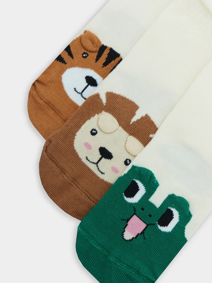 Носки 3 пары Mark Formelle (Марк Формэль) 457A-2933/молочный-3/ - фото 3