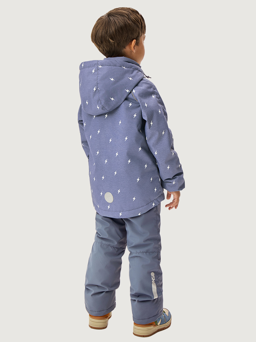 Куртка и полукомбинезон NIKASTYLE 7м0926 деним/серый - фото 8