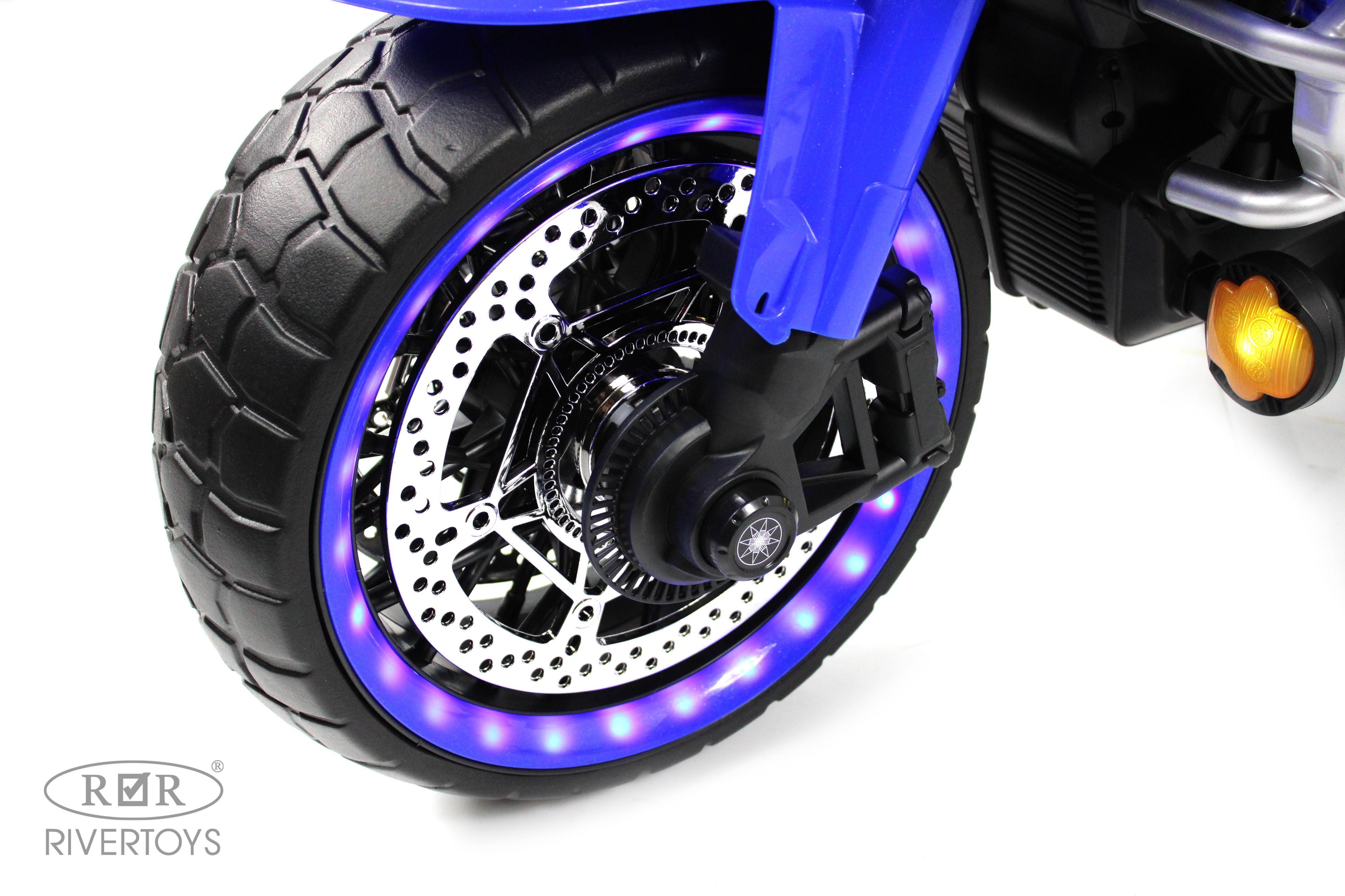 Электромобиль RIVERTOYS М008БХ-BLUE - фото 10