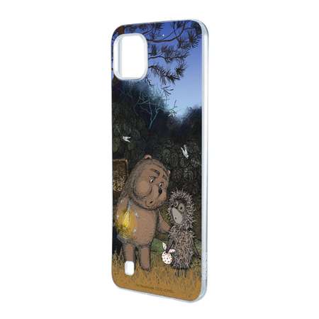 Силиконовый чехол Mcover для смартфона Realme C11 (2021) Союзмультфильм Ежик в тумане и медвежонок