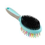 Щетка-расческа двусторонняя Пижон с волнистыми зубьями в ассортименте