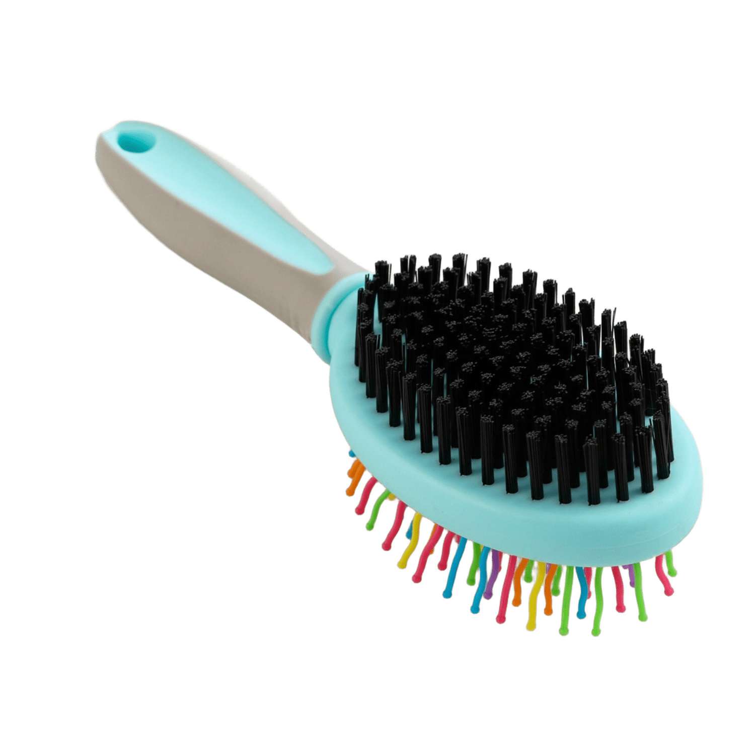 Щетка-расческа двусторонняя Пижон с волнистыми зубьями в ассортименте - фото 1