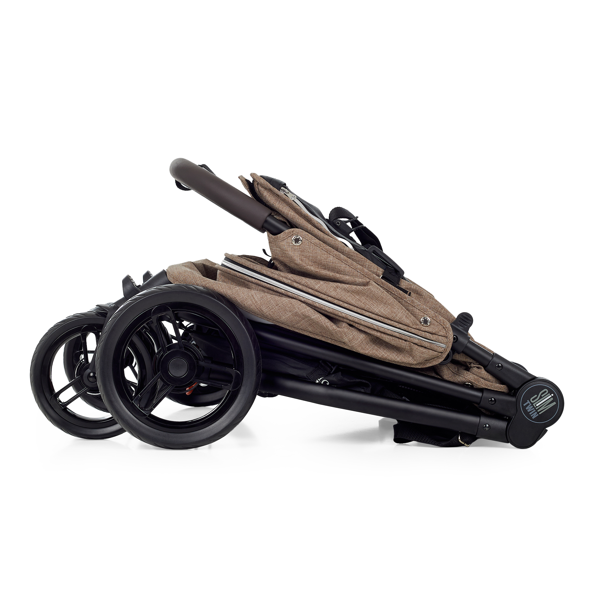 Коляска прогулочная Valco baby Slim Twin / Cappuccino коричневый - фото 10