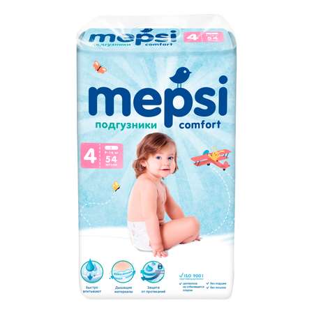 Подгузники Mepsi L (9-16 кг) 54 шт.