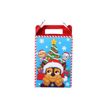 Коробка складная, новогодняя Paw Patrol \"С Новым годом\", 20 х 33 х 10 см
