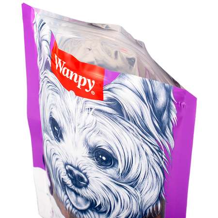 Лакомство для собак Wanpy Соломка утиная 100г