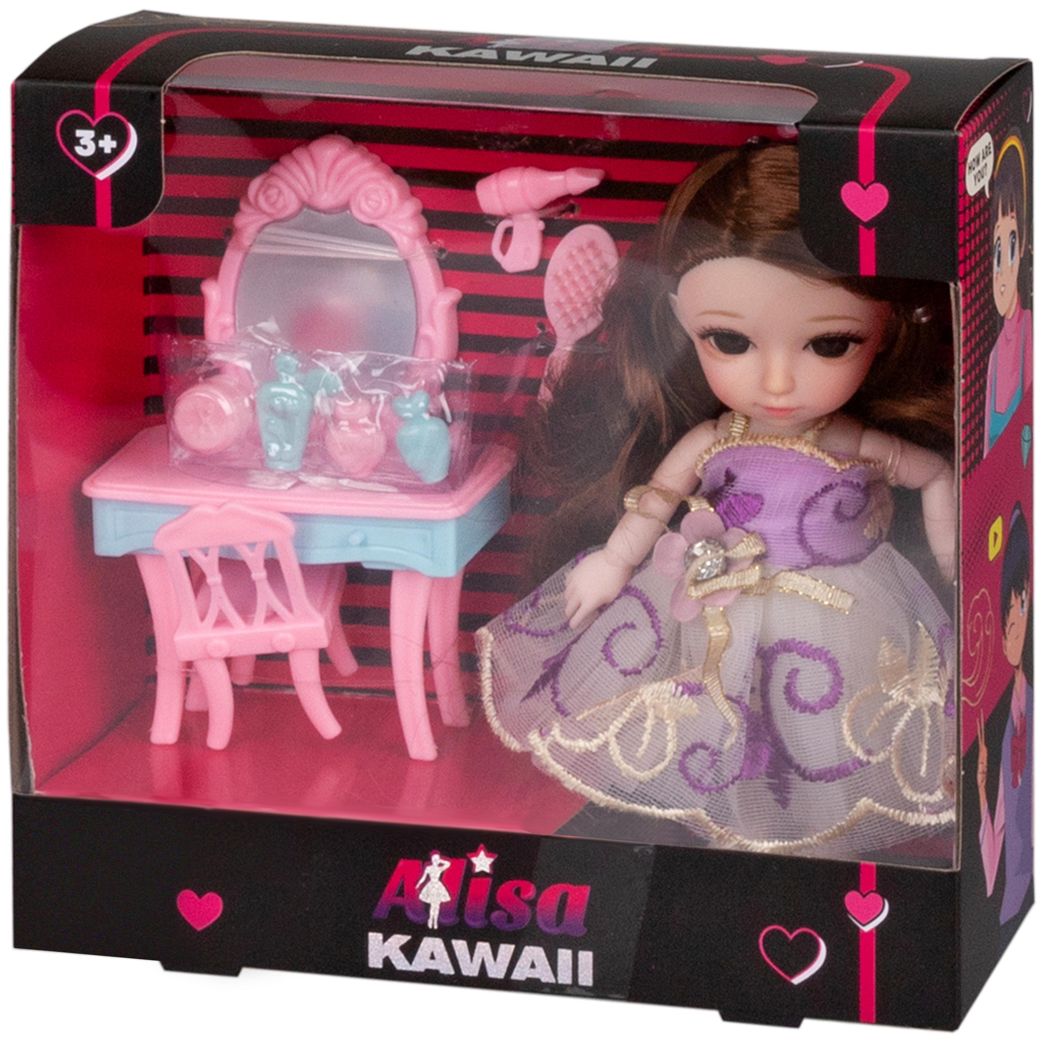 Кукла мини 1TOY Alisa Kawaii Т24356 - фото 17