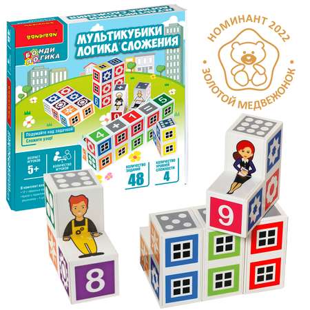 Настольная игра Bondibon логическая ЛОГИКА СЛОЖЕНИЯ