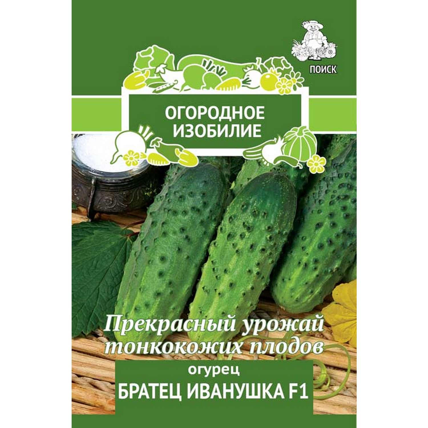 Огурец Братец Иванушка F1 (А) (Огородное изобилие) 0.5г - фото 1