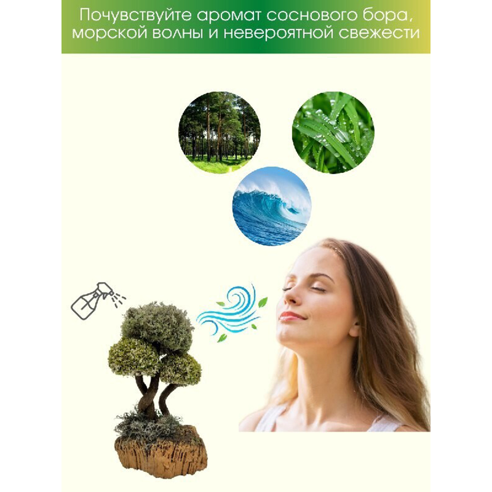 Живое дерево из цетрарии Cetraria Исландская 30 см - фото 6