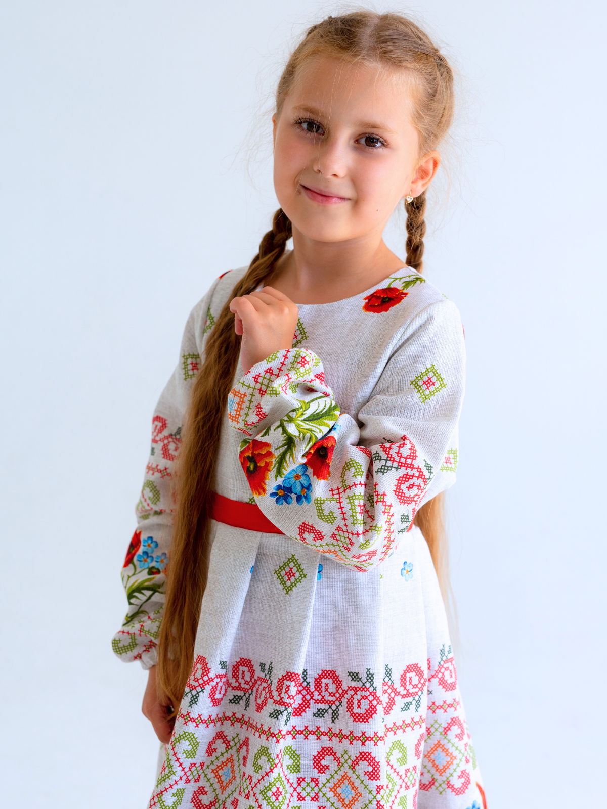 Платье MOUN платье_рогожка_дл/р_маки - фото 16