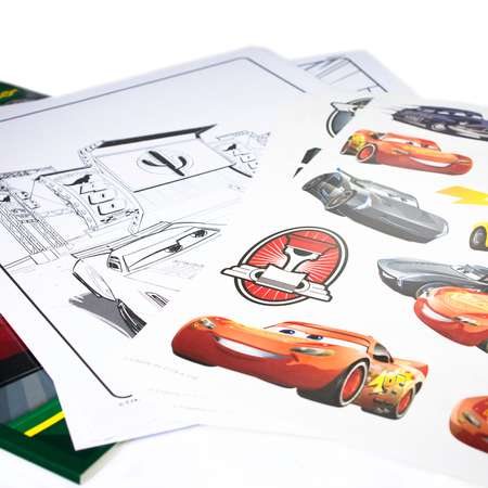 Раскраска Crayola с наклейками Тачки 3