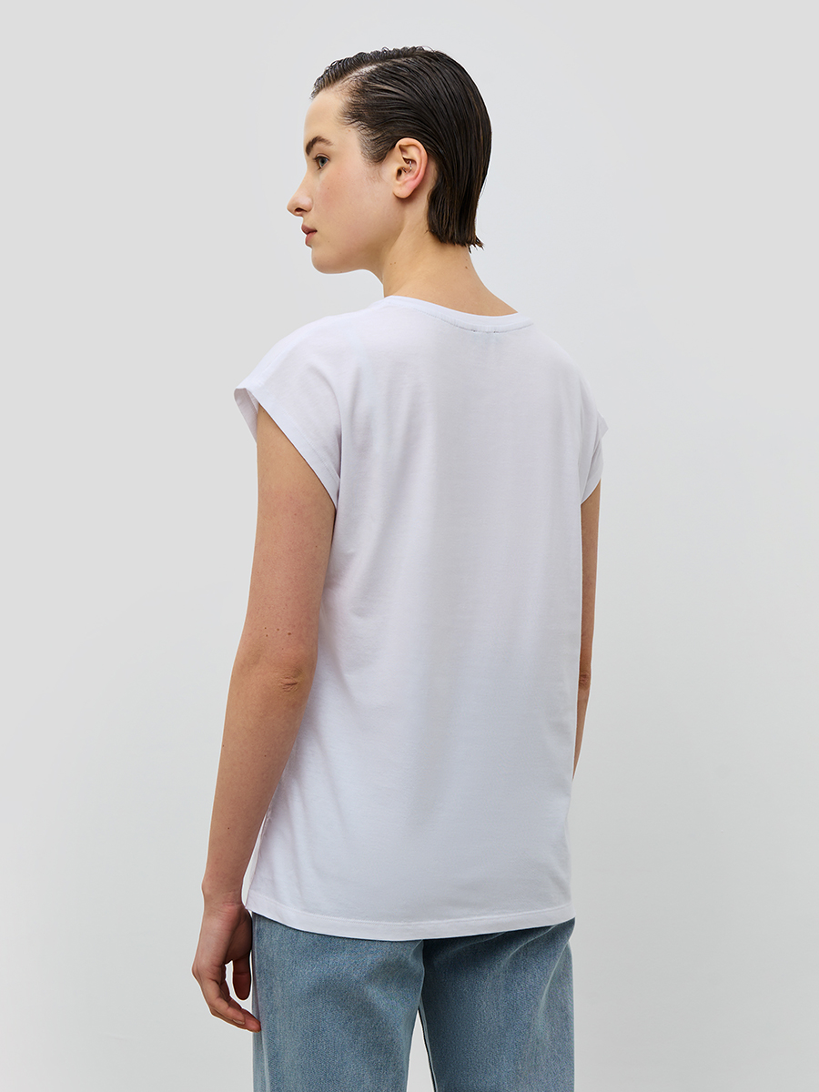 Футболка Baon B2323058/WHITE - фото 2