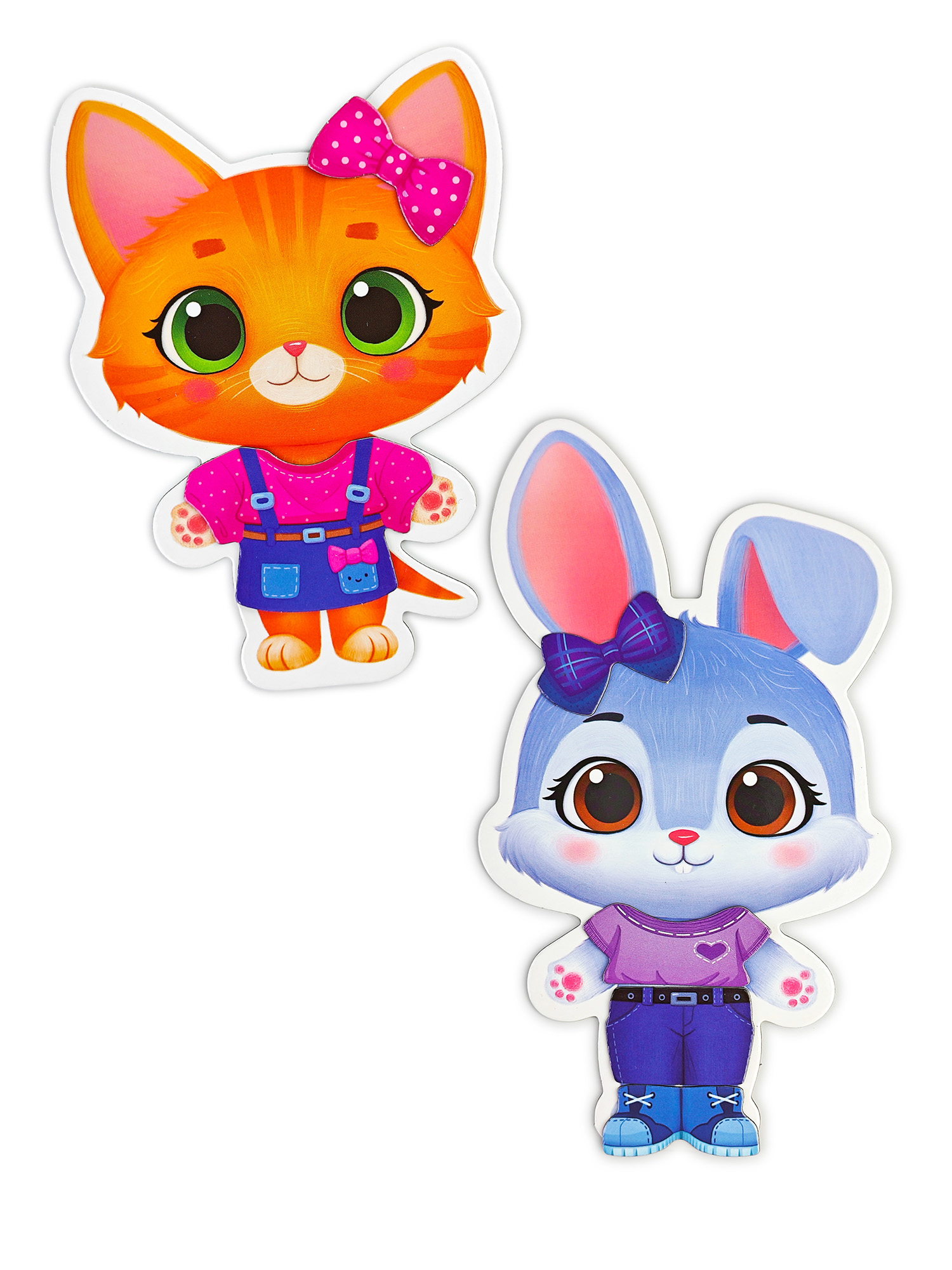 Настольная игра Дрофа-Медиа на магнитах Кошечка и Зайка - фото 12