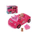 Игровой набор Наша Игрушка машинки розовый