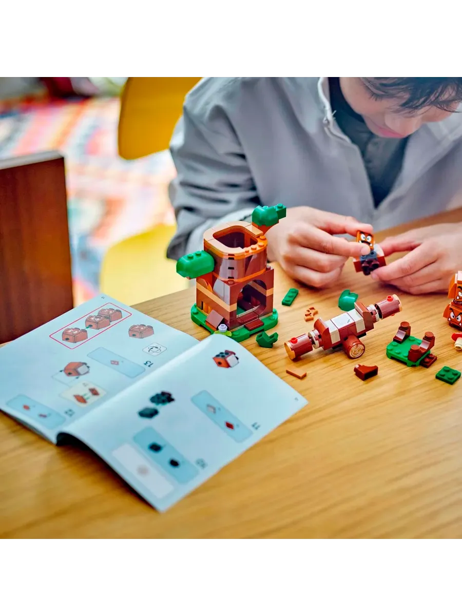 Конструктор LEGO Super Mario Игровая площадка Гумбы 173 дет. - фото 9
