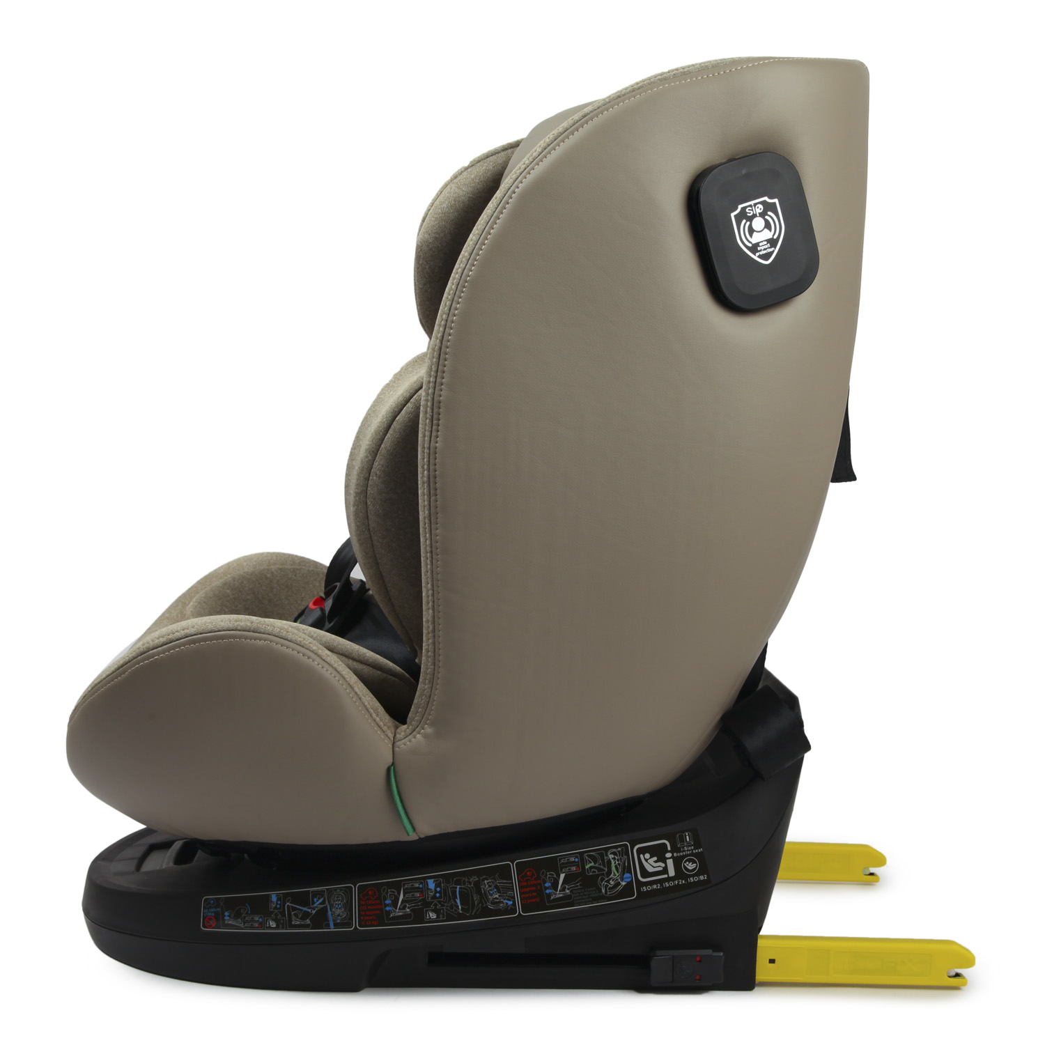 Автокресло Olsson Grow Up Beige Isofix 0+/1/2/3 (0-36 кг) - фото 13
