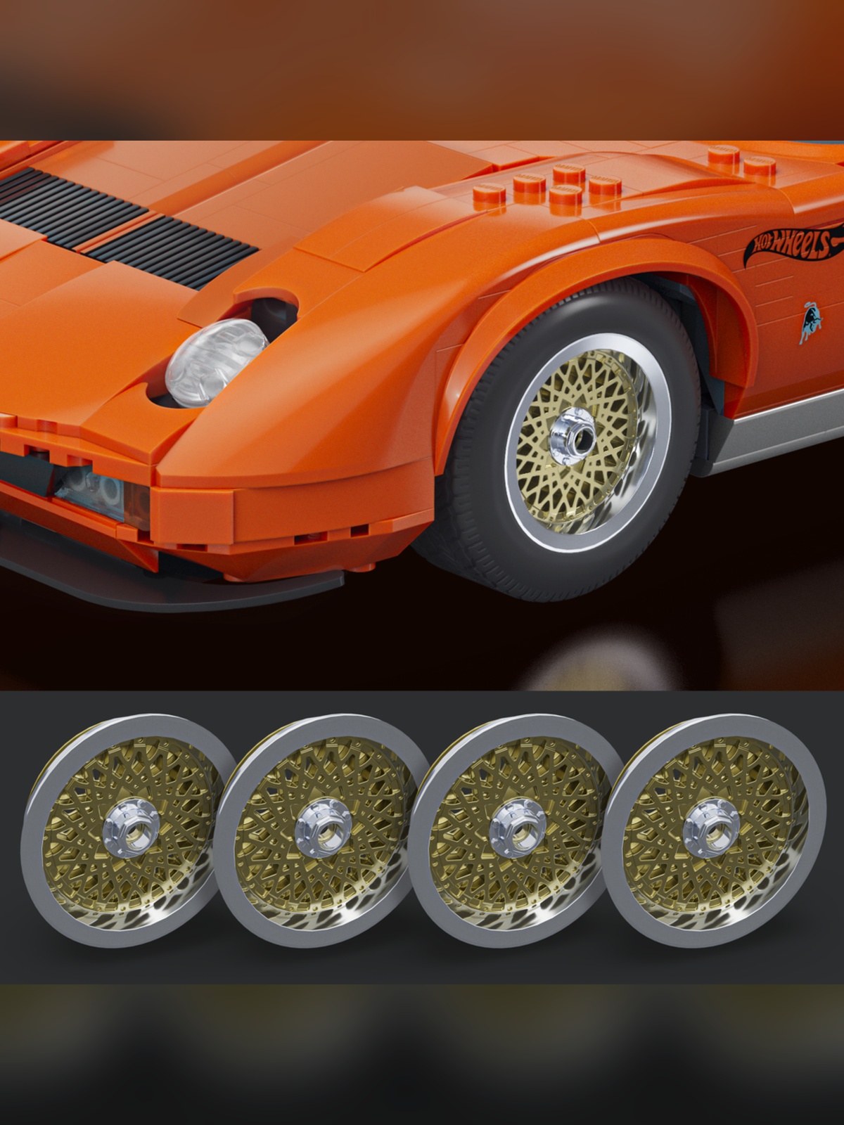 Конструктор Brick Shop Lamborghini Miura 1523 дет. - фото 10