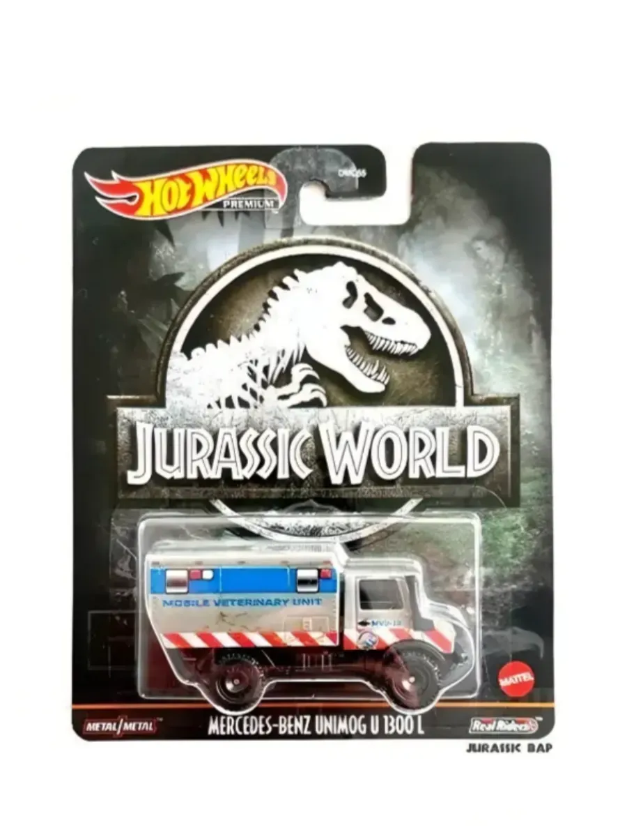 Грузовик Hot Wheels Mercedes Jurassic World Unimog 1:64 122369 - фото 5