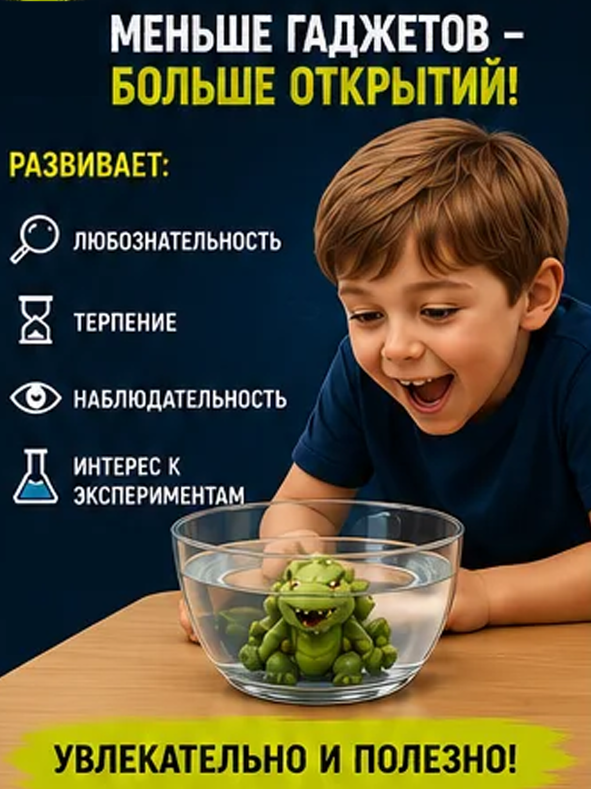 Игрушка-антистресс Sbabam сквиш растущая в воде - фото 7