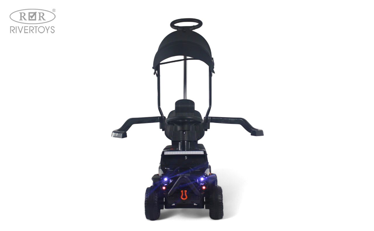 Электромобиль RIVERTOYS G009GG-BLACK С пультом ДУ - фото 3