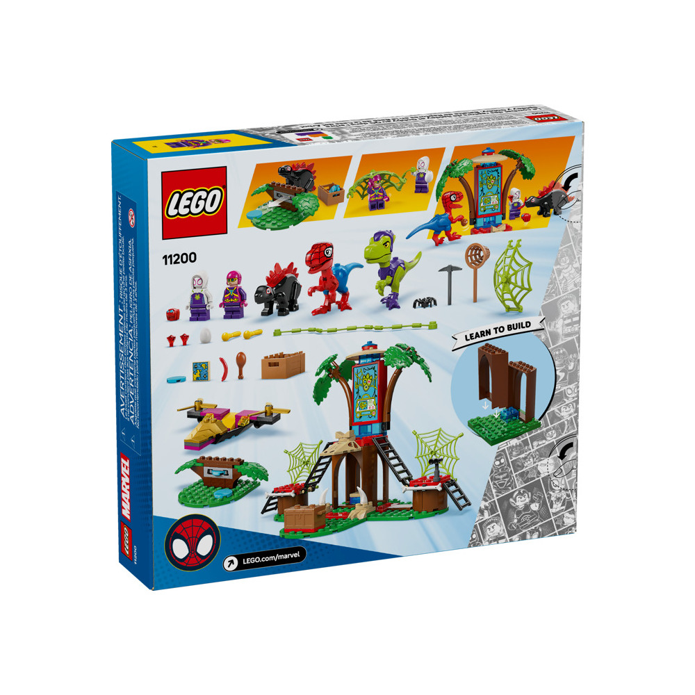 Конструктор LEGO Marvel Super Heroes Битва рапторов Спайди и Гобби 386 дет. - фото 7