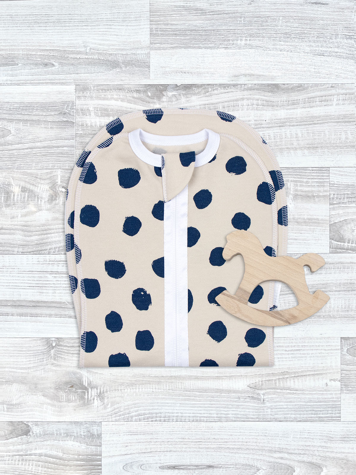 Конверт пеленальный (кокон) Mjolk бежевый - фото 1