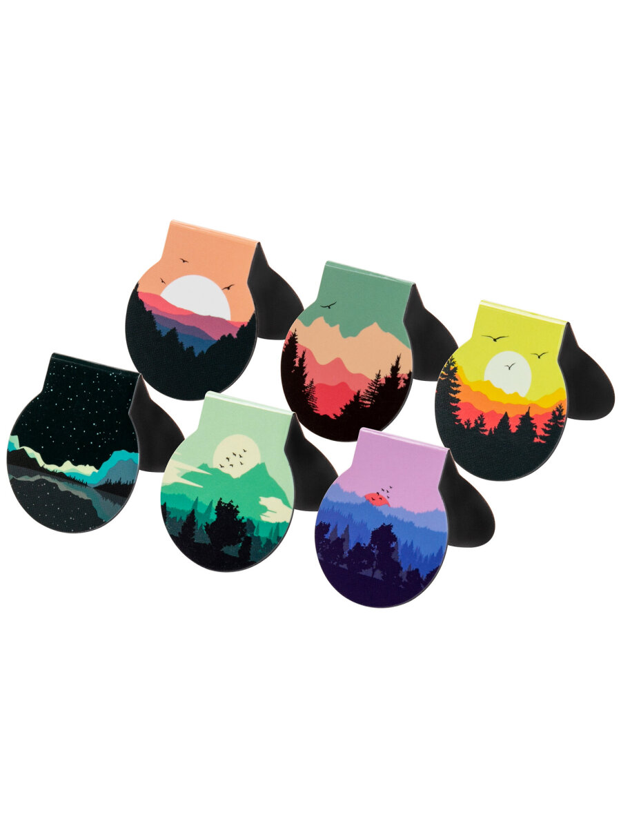 Магнитная закладка Brauberg 6 шт. - фото 10