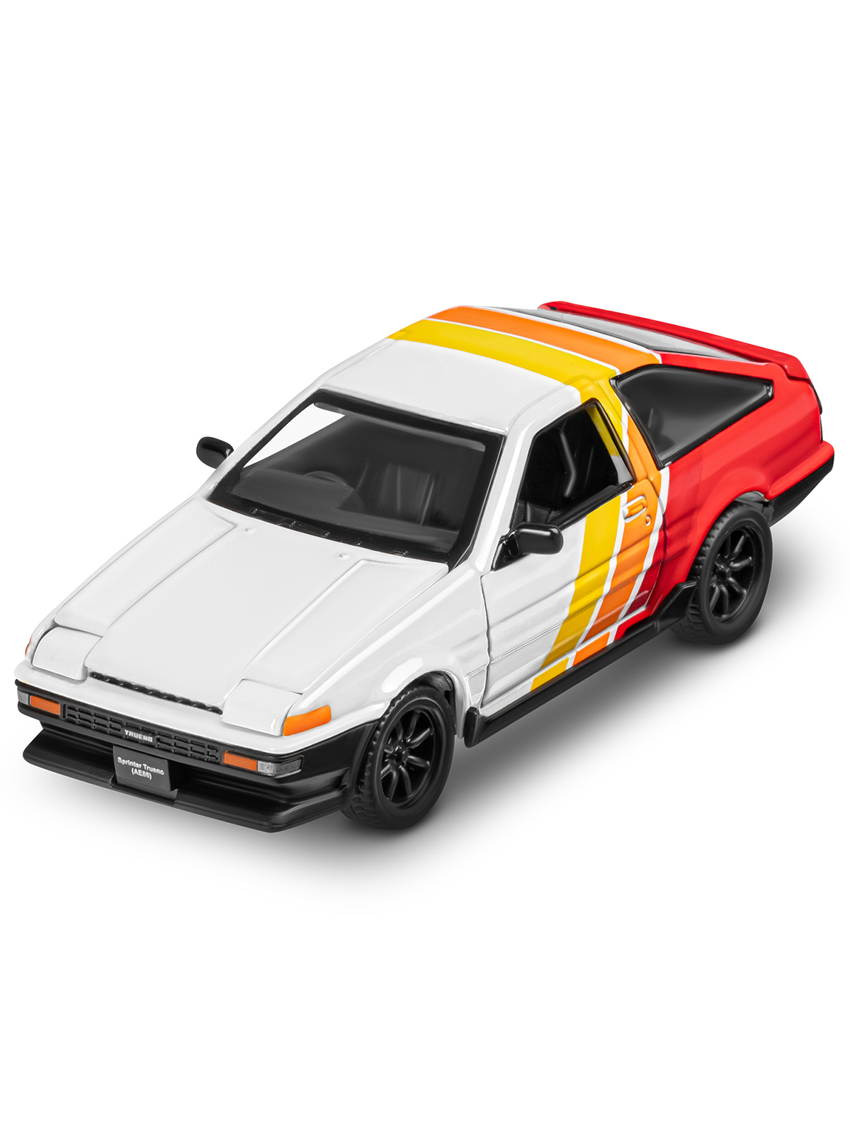 Автомобиль АВТОпанорама Toyota Sprinter Trueno Сборная модель 1:37 JB1251894 - фото 21