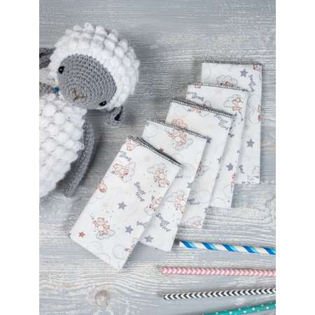 Платок FunEcotex Сонный мишка 5 шт.