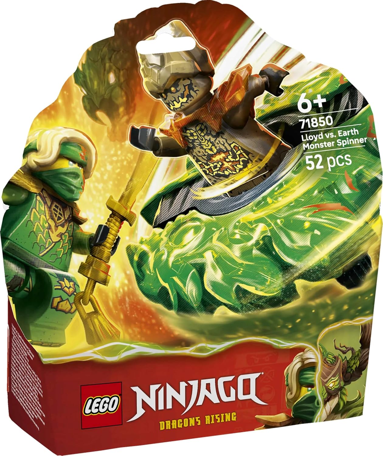 Конструктор LEGO NINJAGO Спиннер Ллойд 52 дет. - фото 4