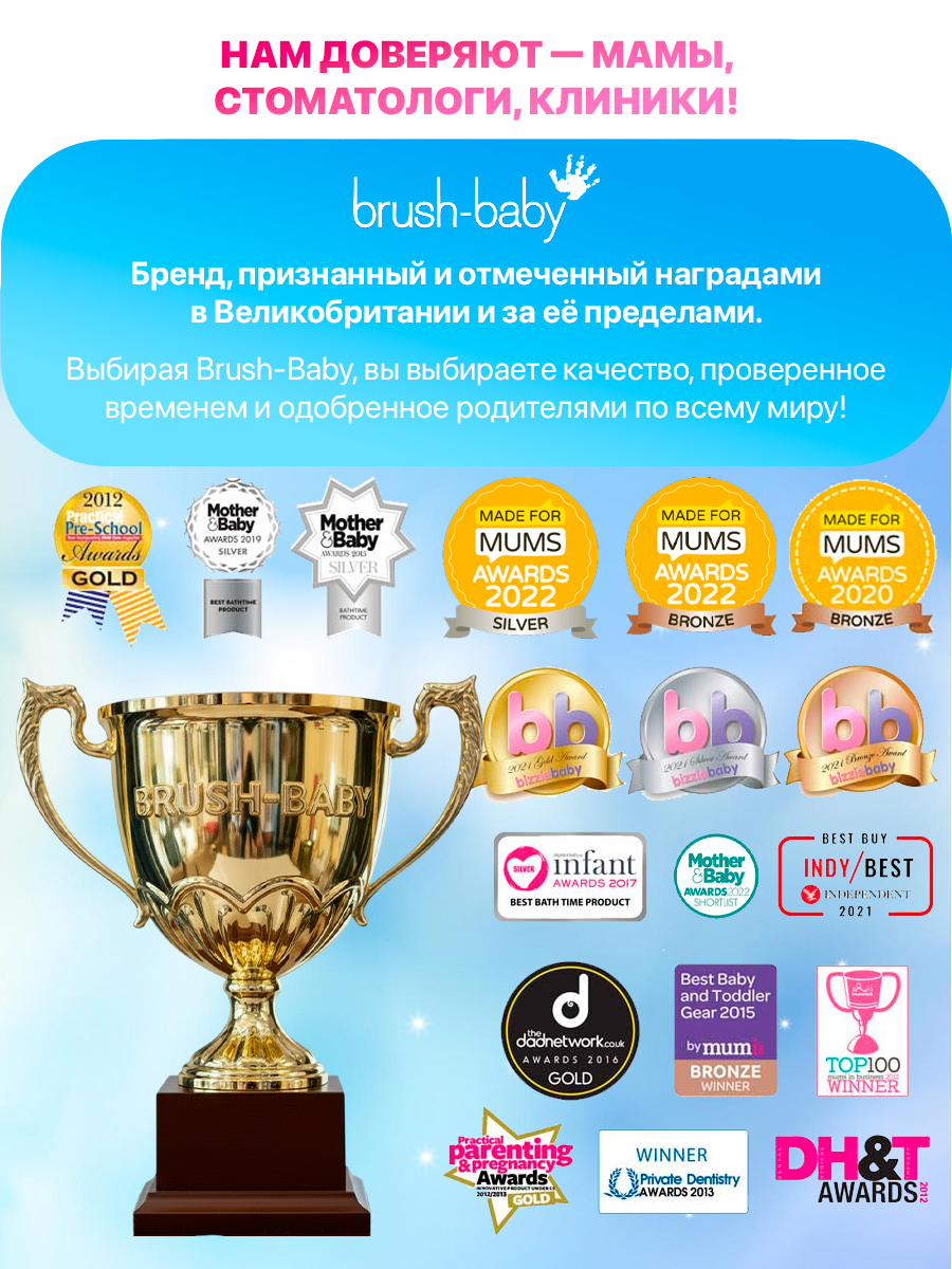 Зубная паста Brush-Baby Яблоко-Мята - фото 7