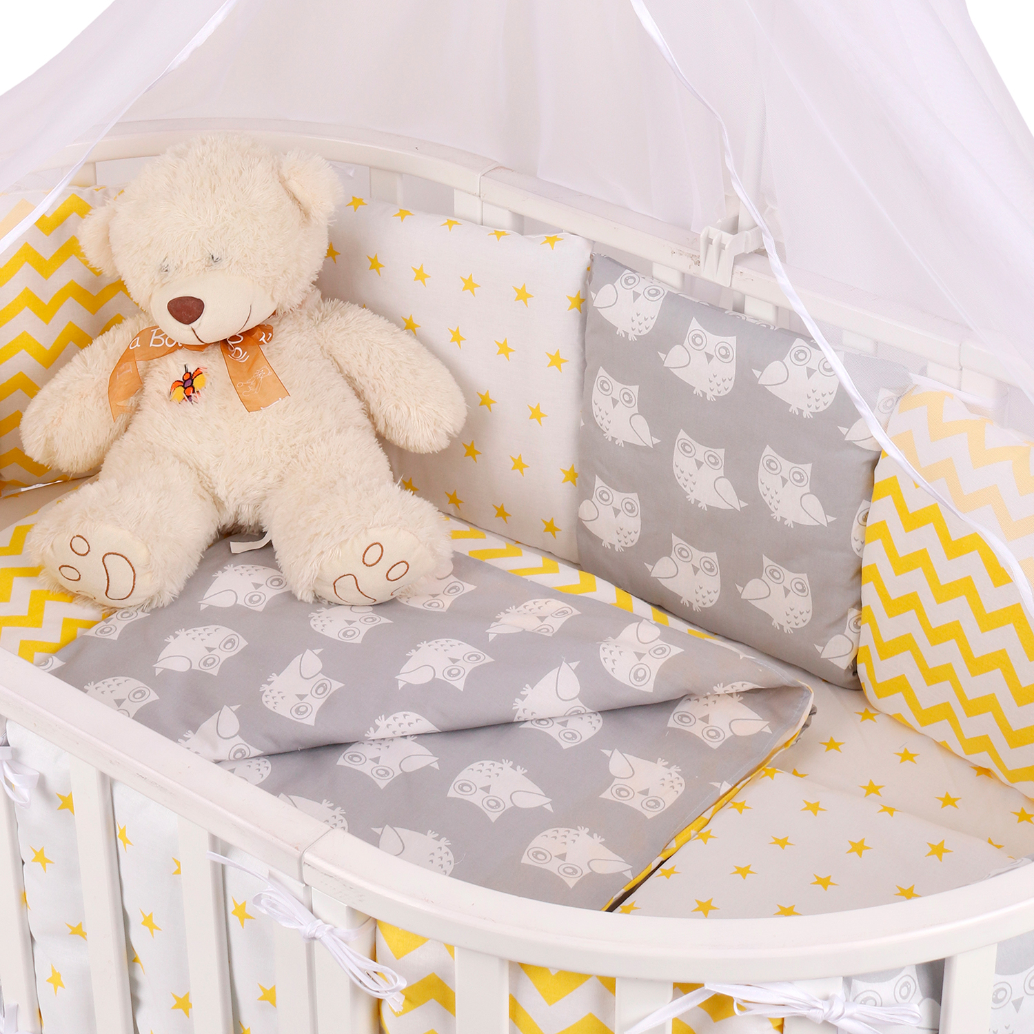Комплект постельного белья Amarobaby Совята 4 предм. - фото 4