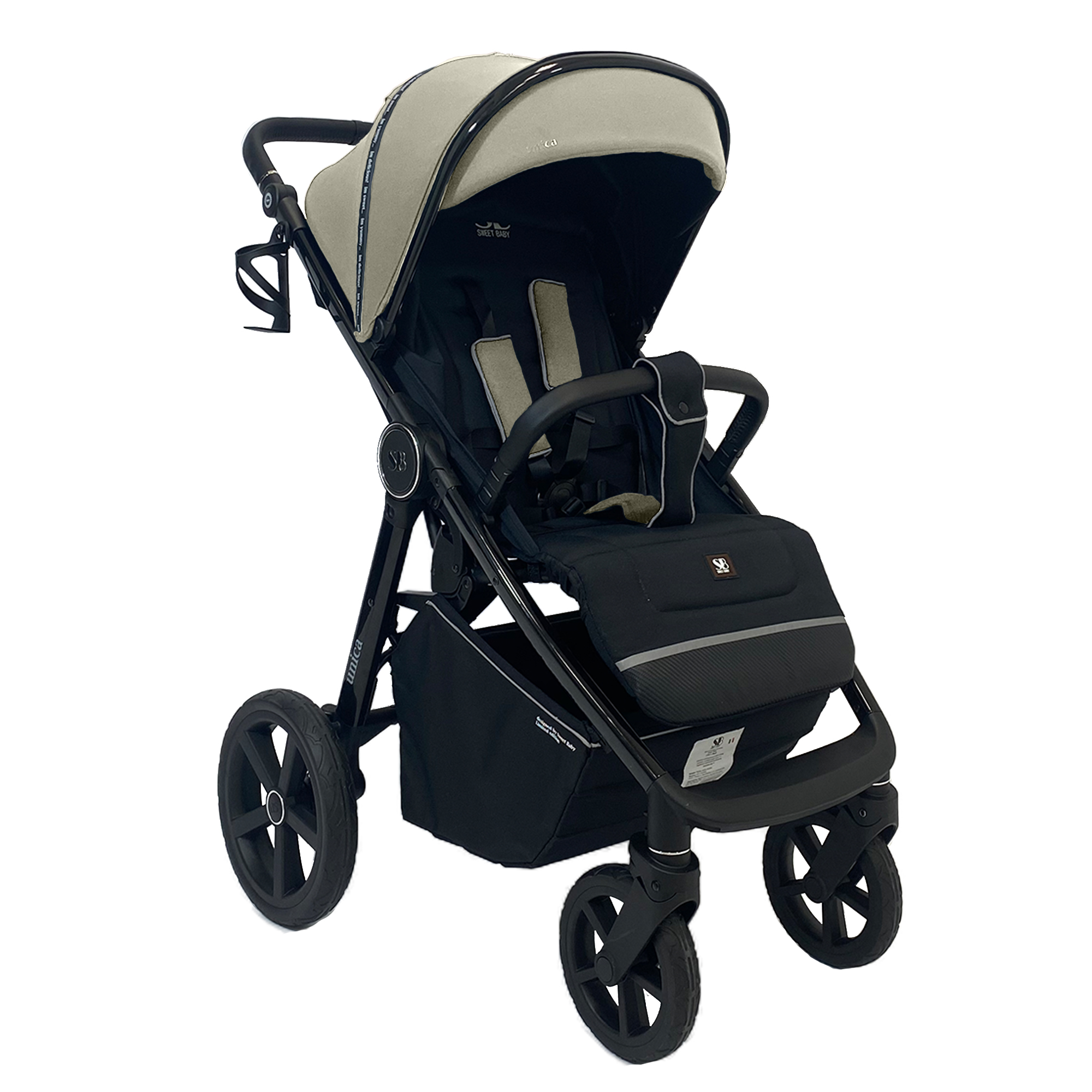 Коляска прогулочная Sweet Baby Unica Olive Green хаки - фото 15