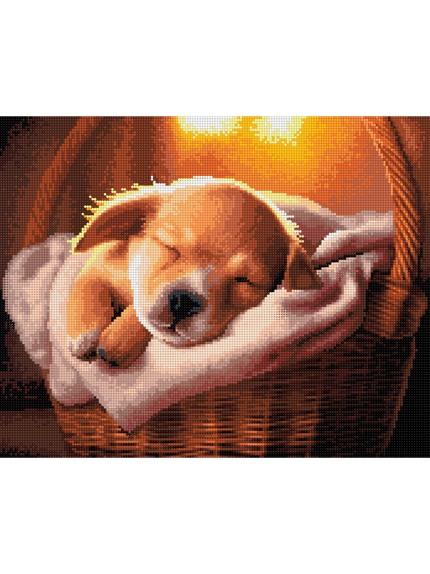 Алмазная мозаика Art on Canvas Соня в корзинке в ассортименте - фото 2