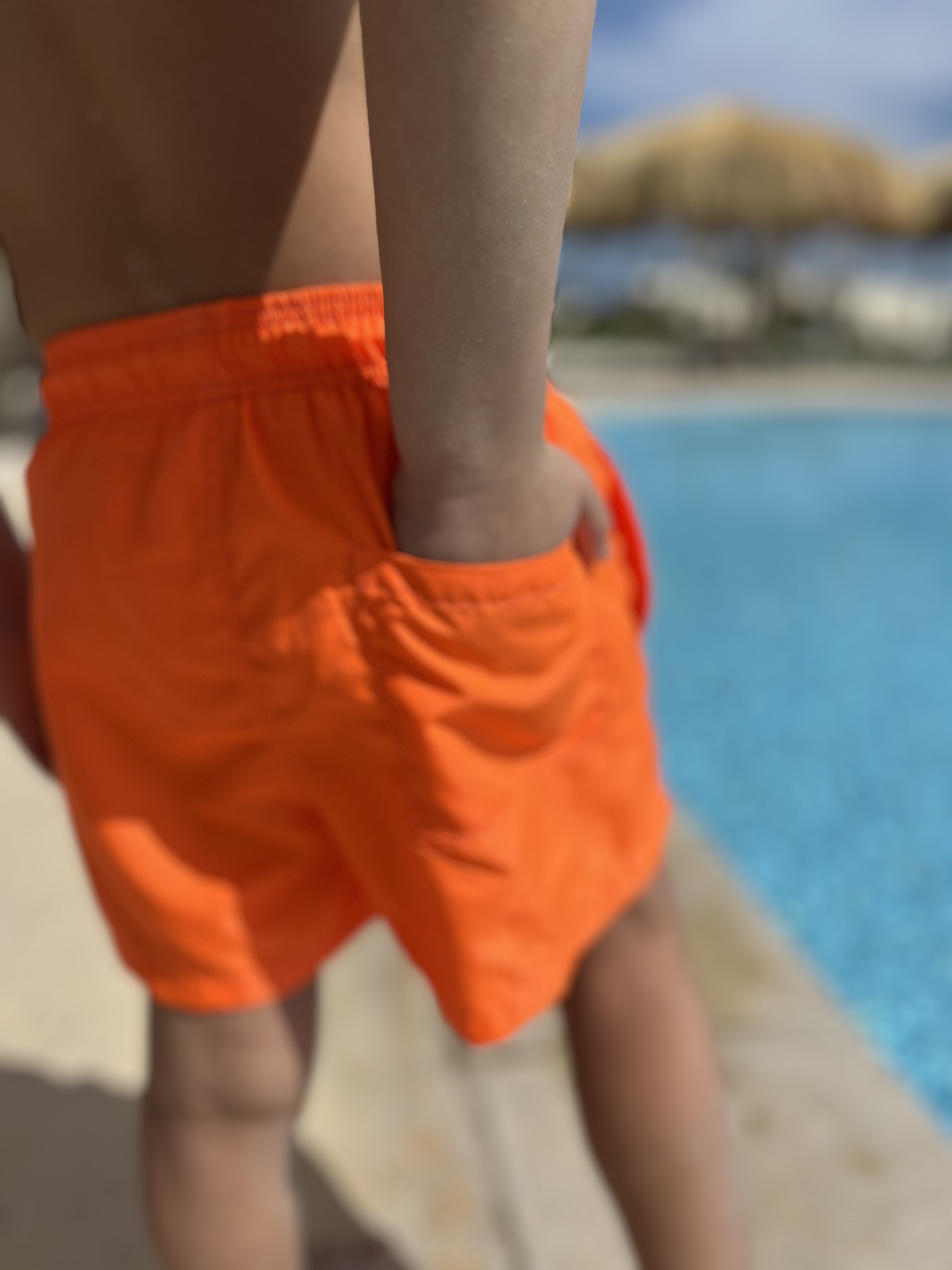 Шорты купальные Capitania KIDS/MEN-001/ORANGNEON - фото 7