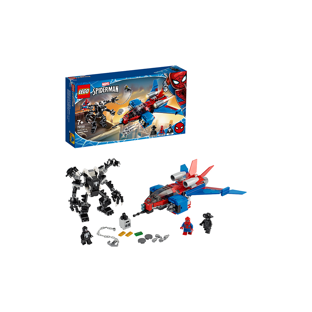 Конструктор LEGO Marvel Super Heroes Паучок vs Робота Венома 76150 371 дет. - фото 1